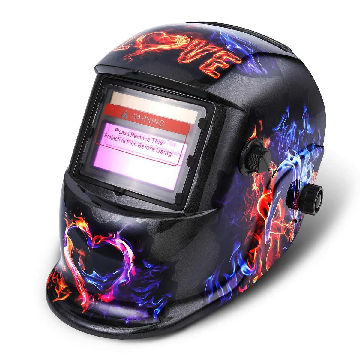 

Welding Mask Helmet Protective Solar Auto Darkening Professional Hood Powered Electric Welding Lens Caps for Welding Machine