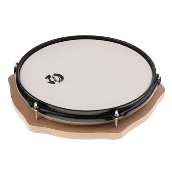 

12 Inch Mute Drum Percussion Musical Instrument Practice Tool Early Learning Educational Toys for Children Toddler Kids