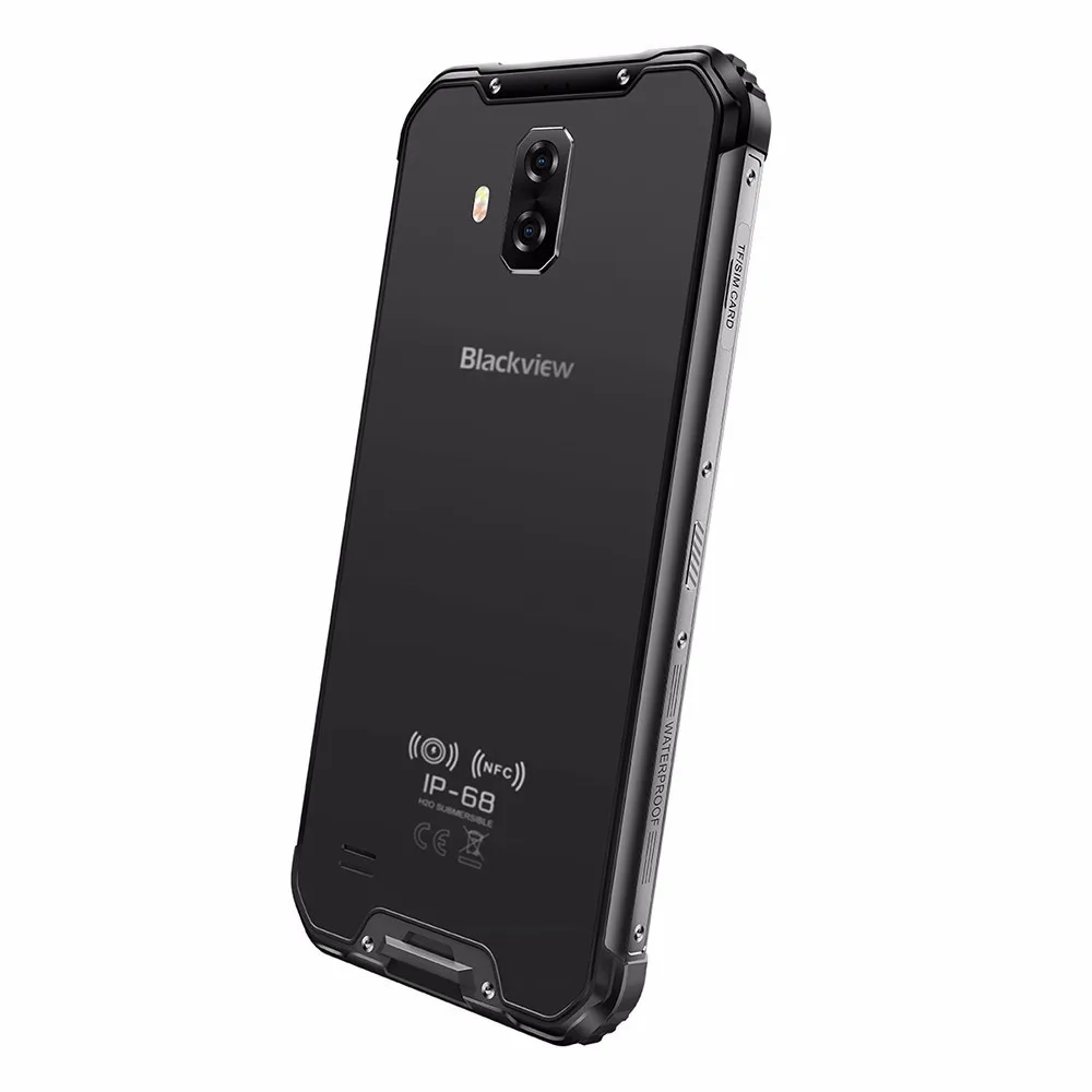 Blackview BV9600 Pro IP68 Ударопрочный водонепроницаемый мобильный телефон Android 8,1 6GB+ 128GB Helio P60 Восьмиядерный 5580mAh NFC 4G смартфон