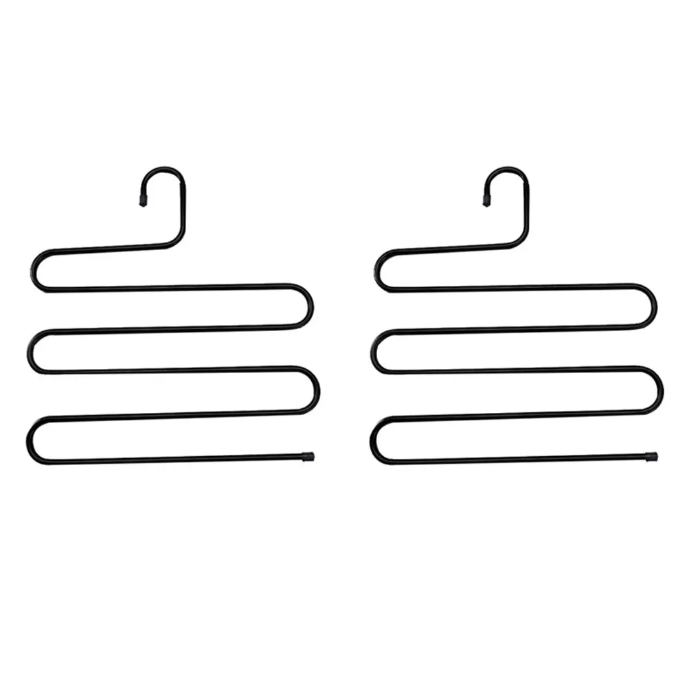 2 قطعة الفولاذ المقاوم للصدأ السراويل معلاق للسروال حزام البنطال الجينز وشاح تجفيف رف الملابس خزانة التخزين منظمة 2 قطعة الفولاذ المقاوم للصدأ السراويل معلاق للسروال حزام البنطال الجينز وشاح تجفيف رف الملابس خزانة التخزين منظمة