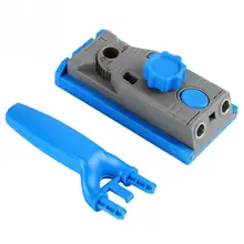 ABS Мини отверстие руководство по сверлению деревянного дюбеля стыка Деревообработка Столярный локатор инструмент для 6 мм 8 мм 12 винтовое сверло бит stolarstwo