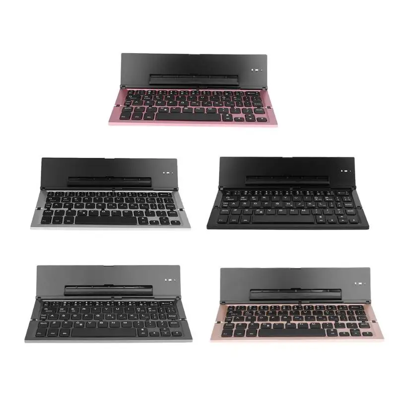 

Foldable Portable Bluetooth 3.0 Wireless Laptop Tablet Phone Mini 58 Keys Keyboard for Android IOS Smart Phone for Ipad Windows
