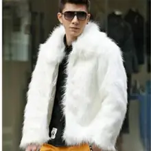 S/6Xl мужские повседневные куртки из искусственного меха белые/черные/коричневые куртки из искусственного меха зимние осенние большие размеры мужские пальто из искусственного меха