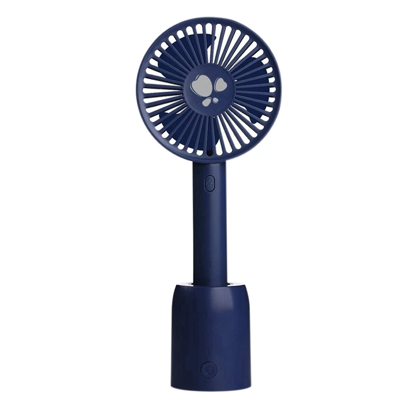 

Handheld Fan Small Oscillating Personal Cooling Fan With Base And Built-In Rechargeable Battery For Office Room Outdoor Sports