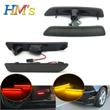 Для Ford Mustang 2010 2011 2012 2014 2013 спереди и сзади хвост боковые габаритные лампы световой сигнал для Ford muсветодиодный Stang LED 12 В автомобиля интимные аксессуары