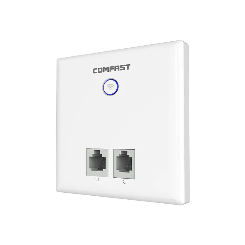 

Comfast Cf-E537Ac 750Mbps Access Point Poe Wall Ap Router Wireless 11Ac Router Dual Band 2.4G&5.8G Rj11 Rj45 Ac Router Wifi Ap