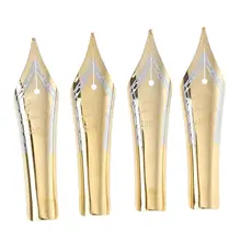 4 шт./лот Jinhao 159 450 599 750 baoer 388 перьевая ручка Универсальный дизайн Большой пера Золотой наконечник 0,5 мм
