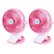 Мини-вентилятор с зажимом, портативный вентилятор с воздушным охлаждением, 3 скорости, настольный usb-вентилятор с USB выходом, воздушное охлаждение