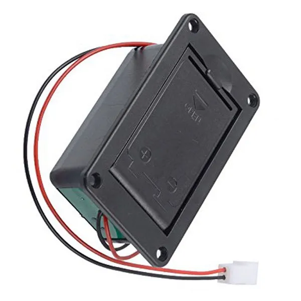 Active Bass Guitar Pickup 9V Battery Boxs/Holder/Case/Compartment Cover With Metal Contacts Spring And 2 Pin Plug with Cable Active Bass Guitar Pickup 9V Battery Boxs/Holder/Case/Compartment Cover With Metal Contacts Spring And 2 Pin Plug with Cable