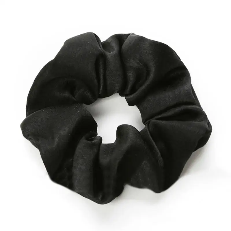 Lady Hair Scrunchies Ring Elastic Hair Bands Pure Color Bobble Sports Dance Scrunchie Lady Hair Scrunchies Ring Elastic Hair