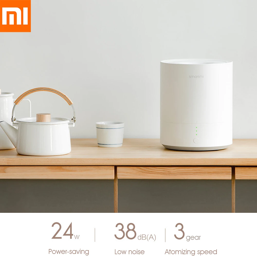 

Xiaomi Smartmi Humidifier 2.25L High Spray Smart Purifier Fine Water Mist Maker Auto Power Off For Home Office