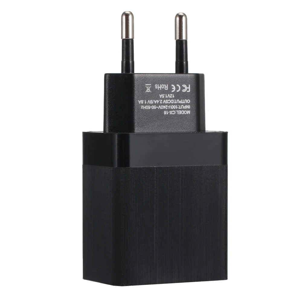 برو QC3.0 USB شاحن سريع 18 W سريع السفر الحائط مهايئ شاحن الهاتف المحمول ل فون سامسونج هواوي Xiaomi الاتحاد الأوروبي التوصيل