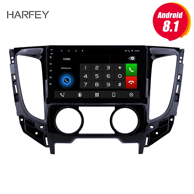 

Harfey HD Touchscreen for 2015 Mitsubishi TRITON (MT) Manual Android 8.1 Car Radio 9" GPS Navi Head unit Bluetooth WIFI SWC