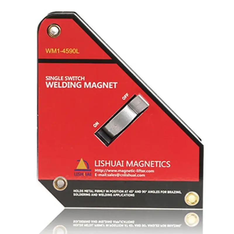 

1Pcs Neodymium Welding Magnet Holder Single Switch ON/OFF Clamp Fixture Angle Locator for Soldering Assembly Pipes Installation