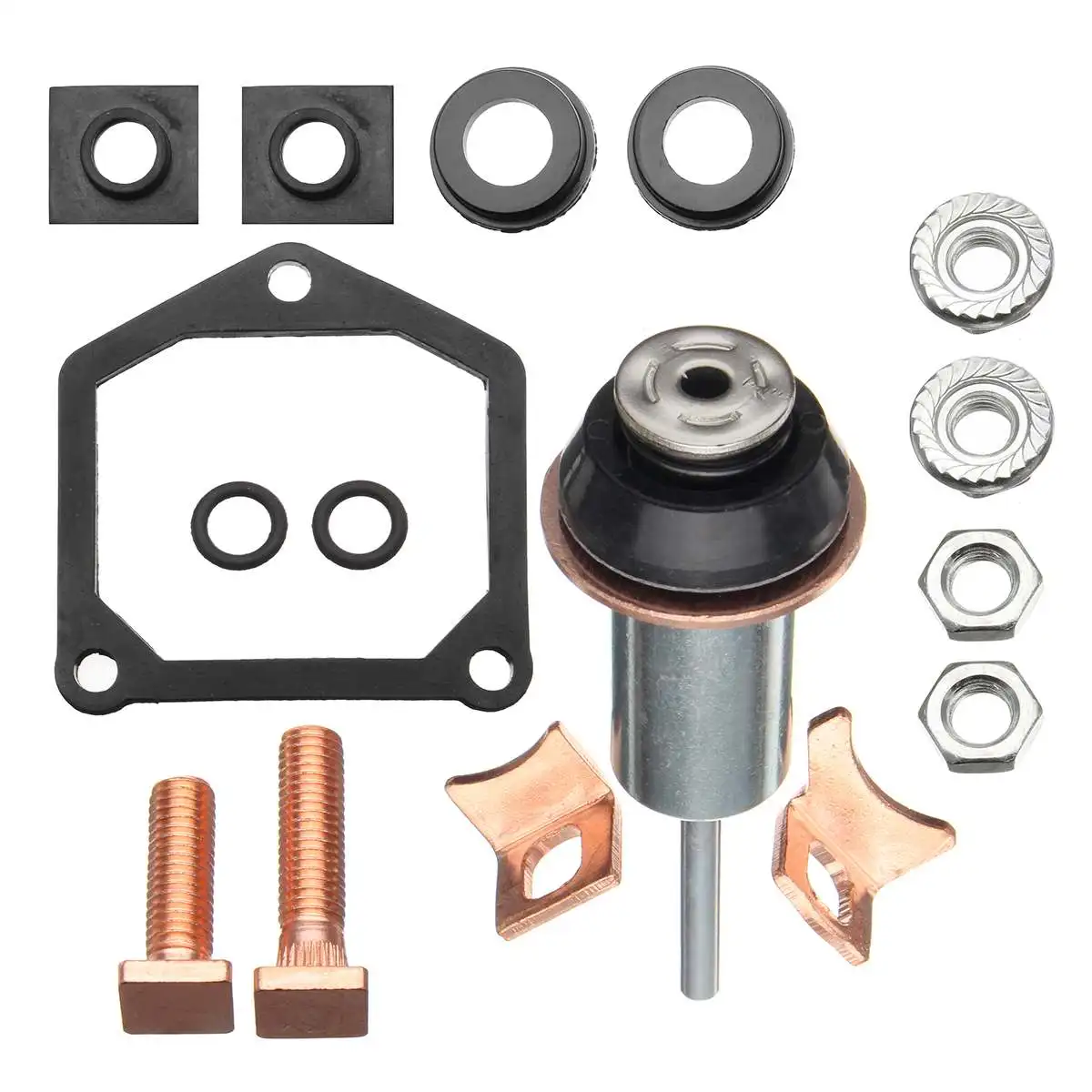 High quality Starter Solenoid Repair Rebuild Kit Set Contacts Parts For