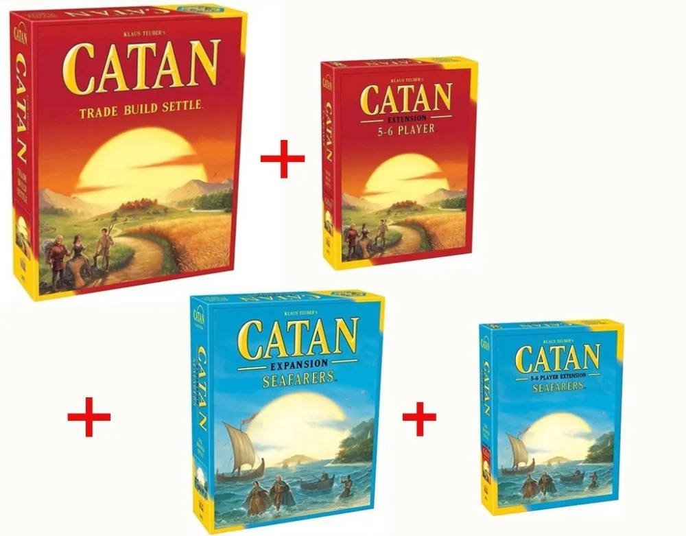 

Catan Board Game: Trade Build Settle 5.0 Version / Seafarers Catan Party Game