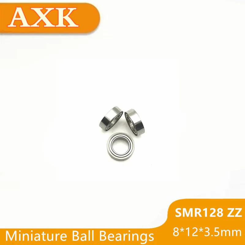

2023 Rushed Time-limited Smr128zz Abec-3 (10pcs) 8x12x3.5 Mm Stainless Steel Miniature Smr128 Zz Ball Bearings Smr128-zz