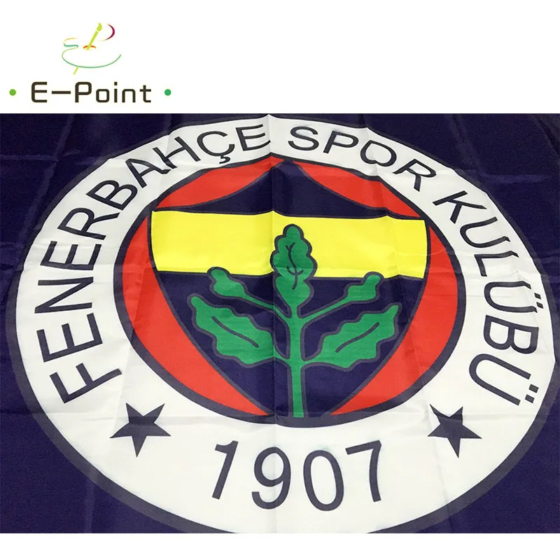 Турецкий Fenerbahce SK 3 фута * 5 футов (96*144 см) размер рождественские украшения для дома