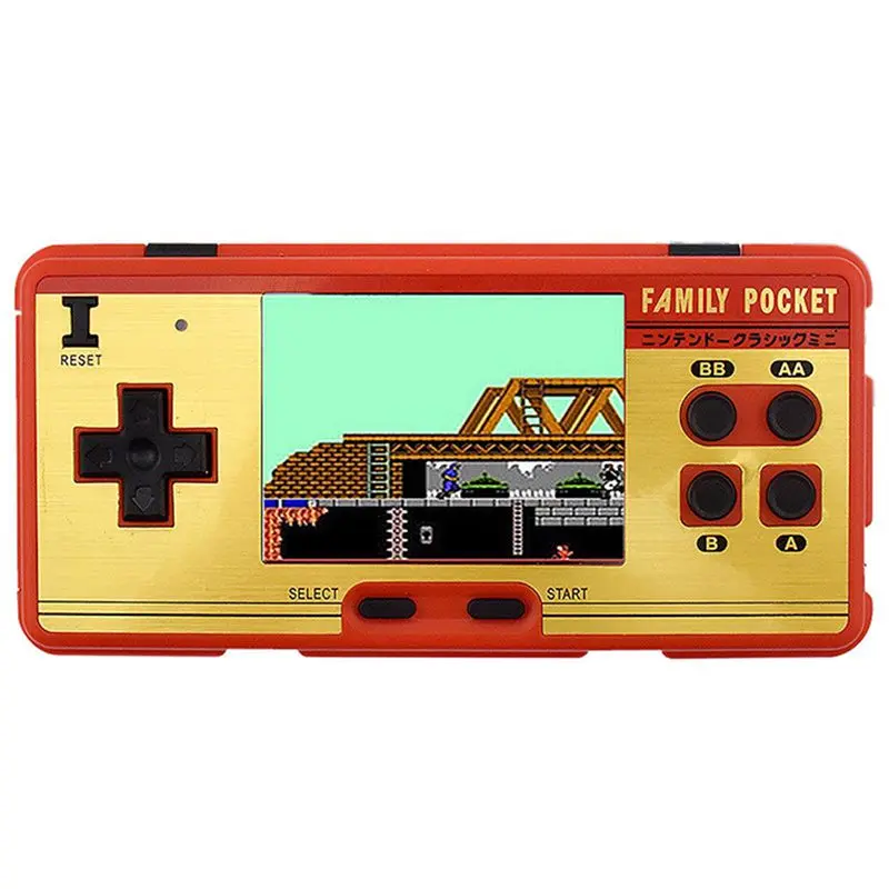 

Mini Retro Portable Handheld Game Player Family Pocket Built in 638 Games 8 Bit Portable Video Console Durable Best Gift