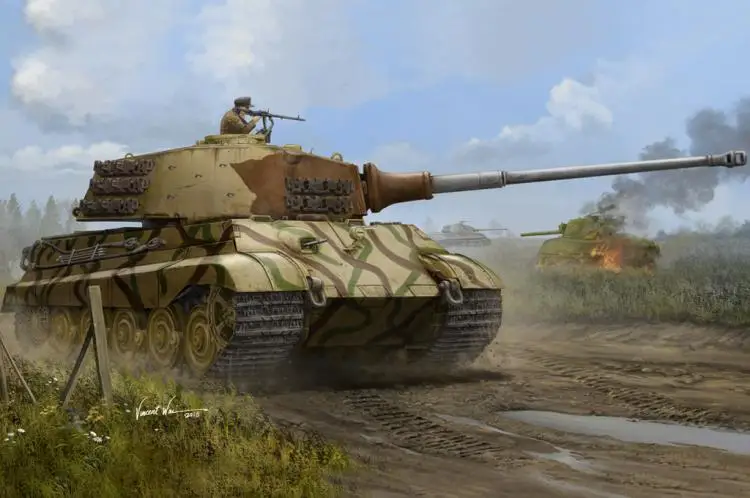 1/35 немецкий Sd.kfz Tiger King тяжелый танк Henschel 84533|Наборы для сборки моделей| |