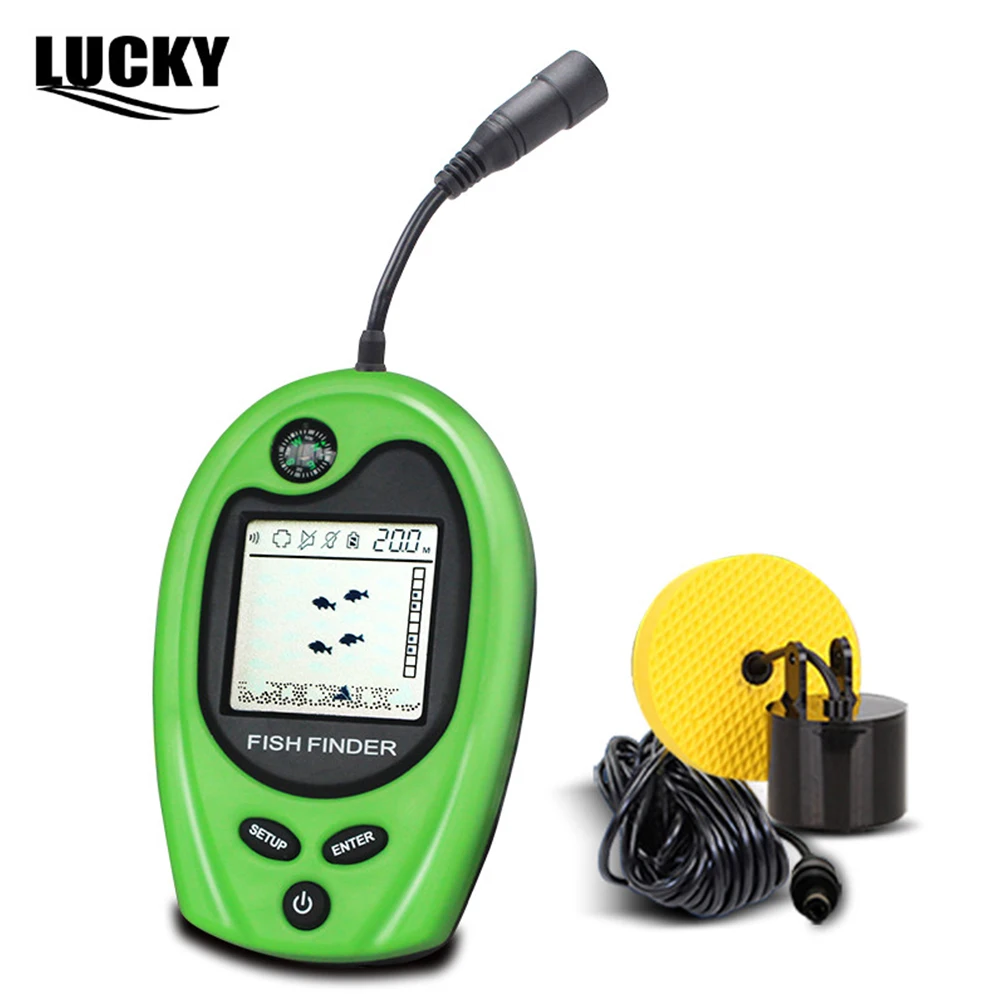 

LUCKY FF818 Portable Wired Fish Finder Sounder Fish Alarm Fishfinder 100M Fishing Echo Sounder Fish Detector