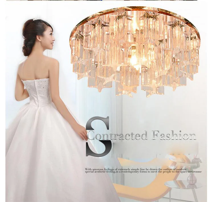 

Modern Crystal Glass LED Ceiling Light Hallway Living Room Foyer Ceiling Mounted/Recessed Lamp 3W Dia 14cm Ceiling Lamp