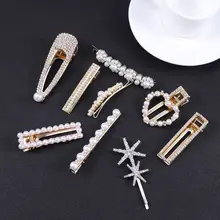 9 шт. Заколки для волос модные свадебные туфли Украшенные жемчугом; элегантные заколки для волос аксессуары-заколки для волос для Для женщин и девочек