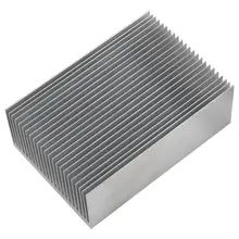Grande de Alumínio Do Dissipador de Calor do Dissipador de Calor Fin De Refrigeração Do Radiador para LED IC Amplificador de Potência