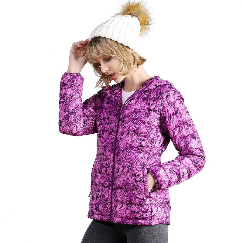 

Winter Outdoor Sports Camping Hiking Climbing Jackets Hoodies Women Lightweight Cotton Coat Female Outwear