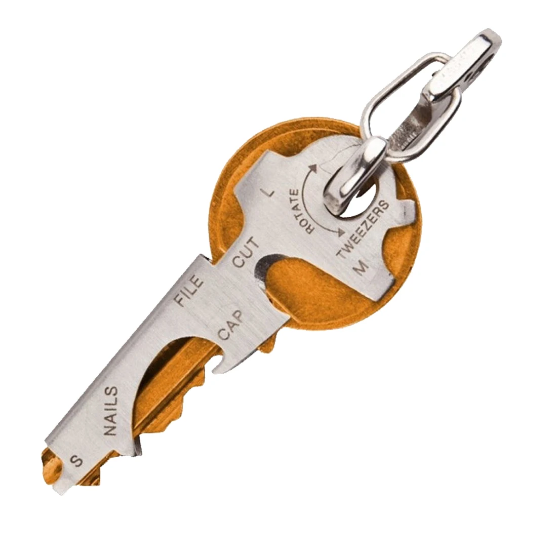 

Tool Hang Buckle 8-In-1 Key Accessories Portable Multi-Function Clip Key Clip