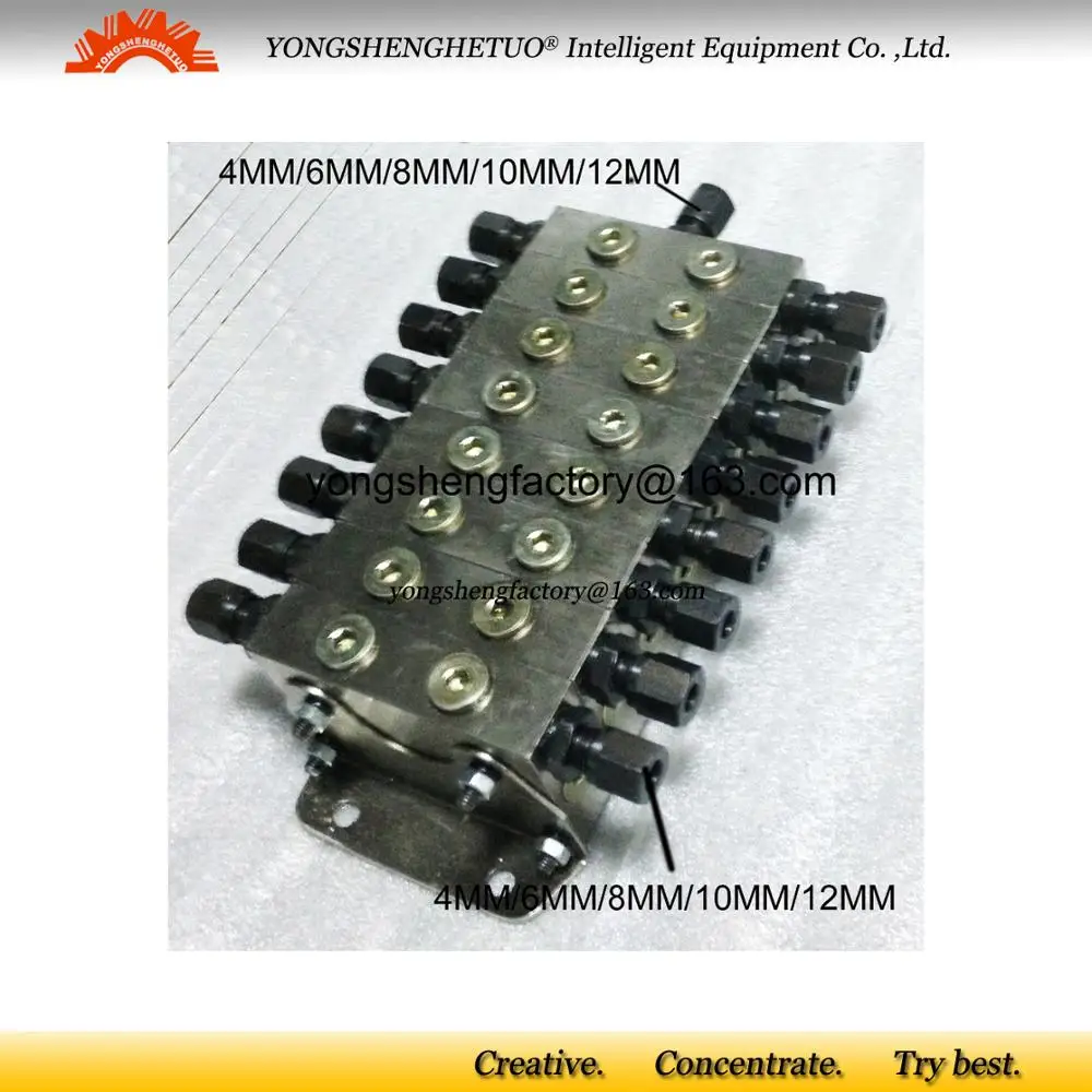 

Progressive feeder block Resistance grease distributor lubrication separator valve lubricant divider CS-2000