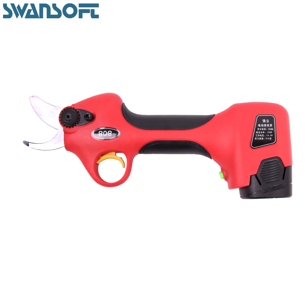 Новинка 2019 FPQ808 Advance function power pruner orchard vineyard садовые электрические секаторы дерево