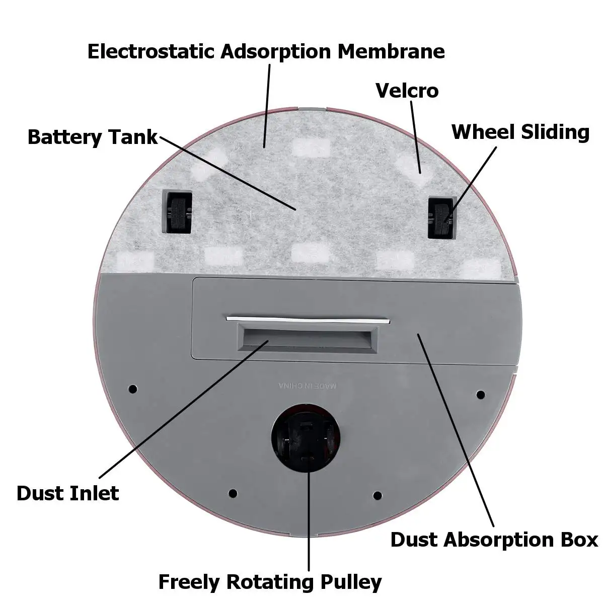 Smart Robot Vacuum Cleaners Rechargeable Auto ASD Cleaning Sweeping Floor Dirt Dust Hair Automatic Cleaner For Home Electric