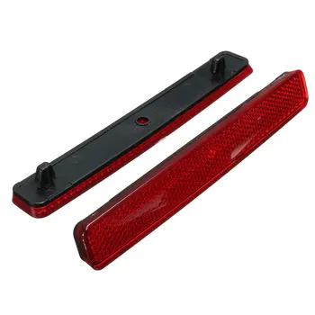 

Pair Red Rear Left & Right Bumper Reflector Tail Light Bars Brake Parking Warning For VW /Volkswagen /Transporter T5