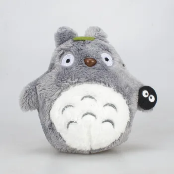 

5 pcs/lot Tonari no Totoro plush toys anime My Neighbor Totoro keychain key ring cat cosplay cute plush dolls bag pendant gift