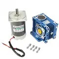 5D120GN RV40 Wurm Getriebe Motor Geschwindigkeit Einstellbar DC24V 120 W Mit Selbst Locking|DC-Motor|Heimwerkerbedarf -