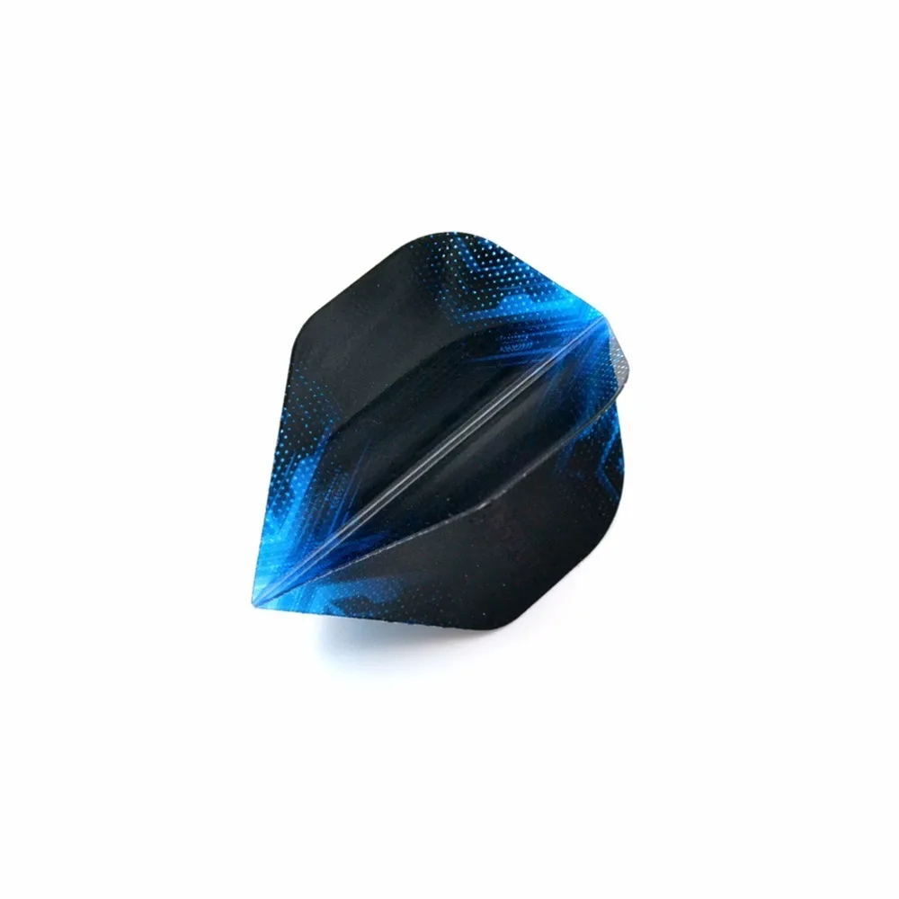 

Hot 12pcs Professional Dart Flights 2D Cool Standard Nice Dart Wing Tail Dardos Feather Leaves Accessories Blue Black