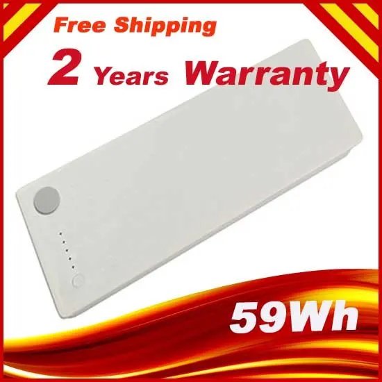 

White 59wh 10.8v Laptop Battery for Apple MacBook 13" A1181 A1185 MA566 MA561 MA561J/A MA254 MA255 MA472 MA699 MA700