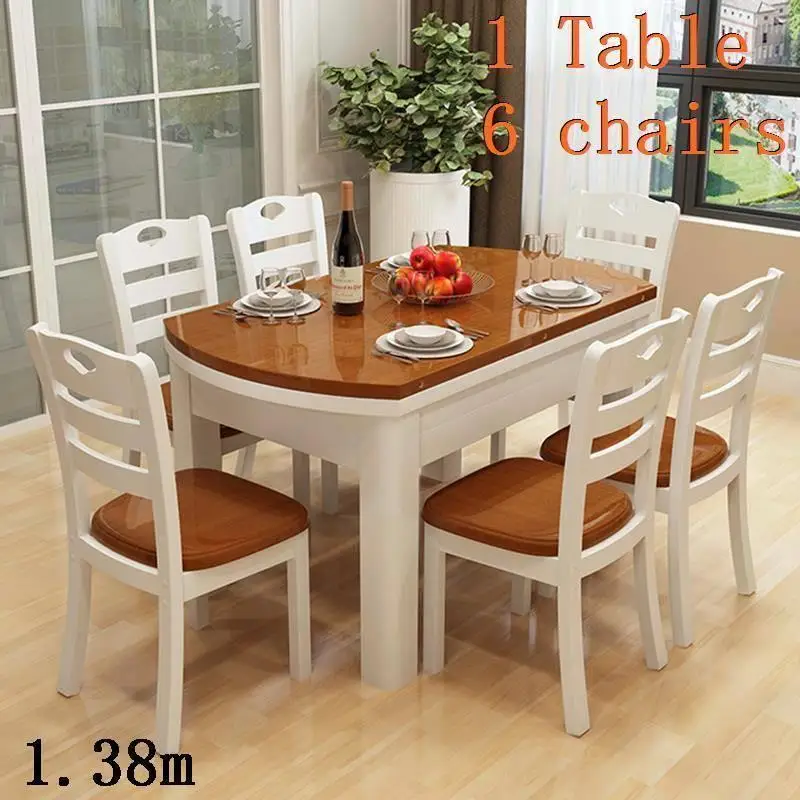 Redonda Langer A Manger Moderne Room Eettafel Tavolo Set Juego De Vintage Wooden Mesa Comedor Bureau Desk Tablo Dining Table