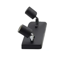 CLAITE AC85-265V 2 головки E27 гнезда цоколя прямоугольный вращающееся крепление потолочного светильника, потолочное освещение, Подвесная лампа аксессуары