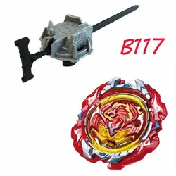 Топ Beyblade burst игрушки B-117 с пусковым устройством детский подарок ТУПАЙ Bayblade burst Metal Fusion God spinning Top Bey Blade Blades