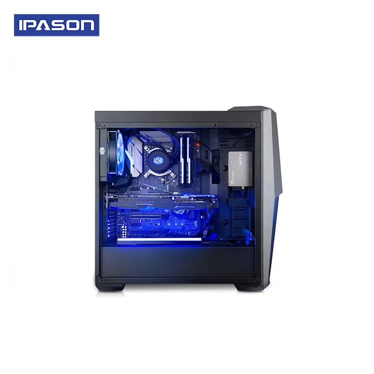 Ipason P9 Power+ PLUS Игровой Компьютер 8 ми Ядерный Intel core i9 9900 k 512G SSD DDR4 8ГБ 16ГБ Оперативная