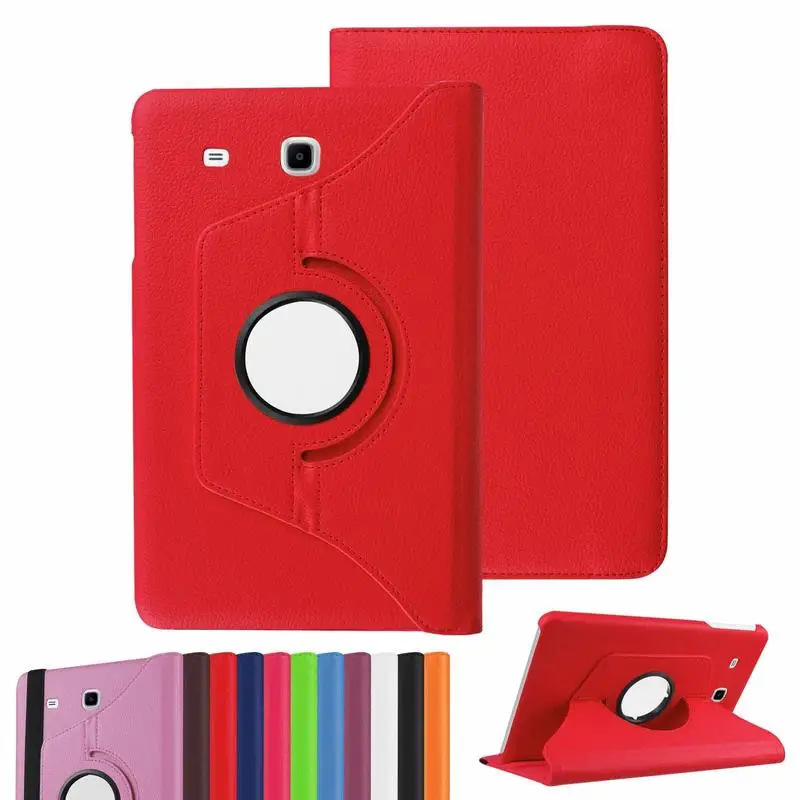 

360 Degree Rotating PU Leather Case Stand Cover for Samsung Galaxy Tab E 8.0 SM-T377 Case Tab E 8.0 inch T375 T378 Tablet Case