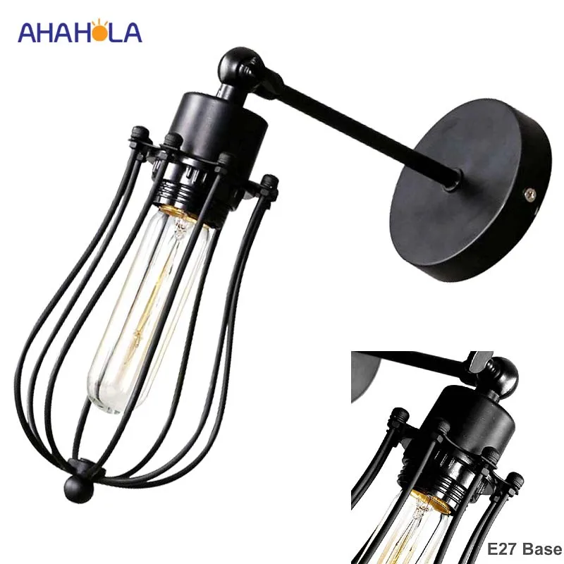 

Industrial Vintage Wall Lamp E27 AC 220v Iron Loft Vintage Wall lamp Sconce Wall Lights for Home Vintage Loft Deco