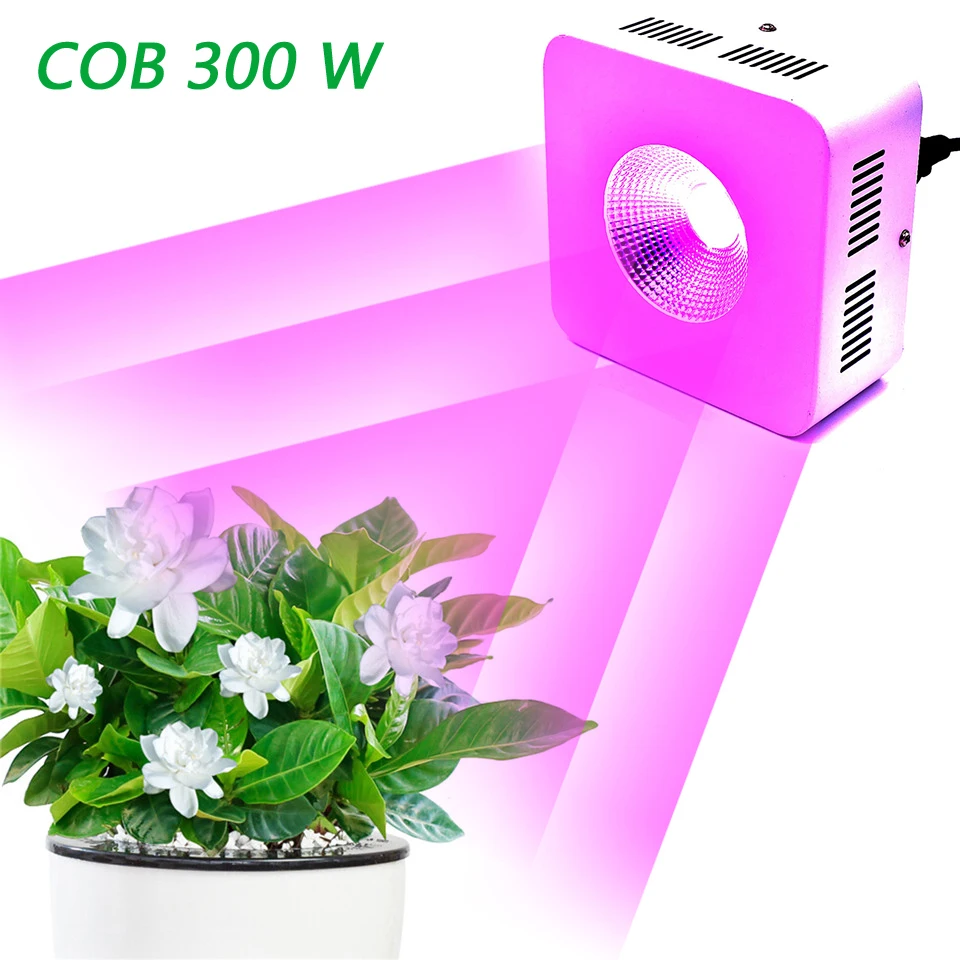 Макс COB серии лампа Led растительный светильник 300w полный спектр Ac85v ~ 265v для