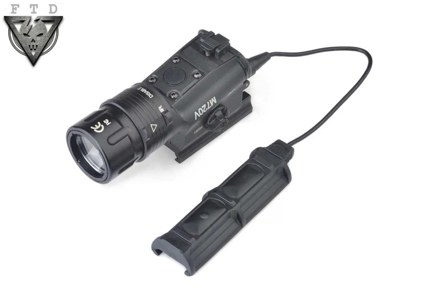 

FTD Airsoft Softair Weapon M720V Tactical Flashlight Strobe Output Tactical Gun Light with M93 Tactical Light