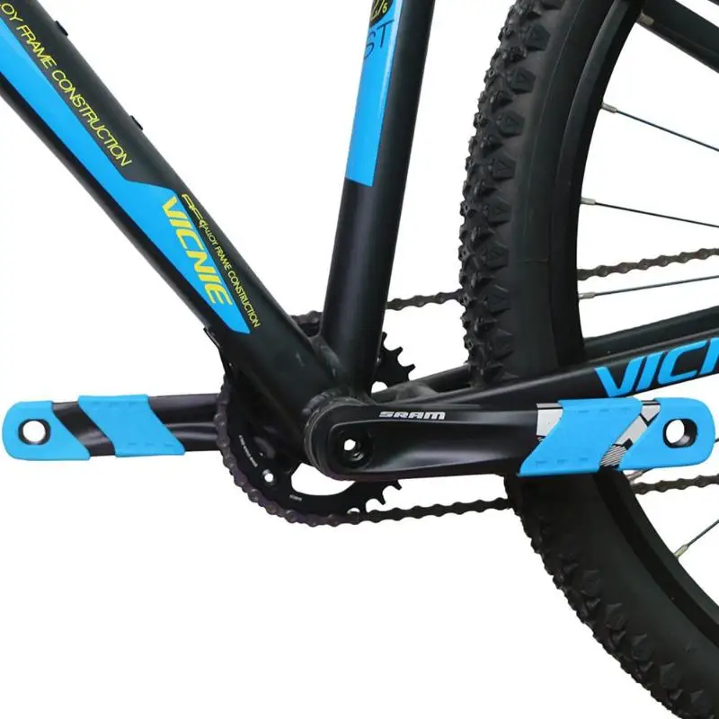 1 زوج دراجة سيليكون الساعد الذراع الأحذية حماة سيليكون الدراجات MTB الساعد واقية غطاء للأكمام Crankset حماية