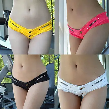 

Summer Sexy Casual Shorts Beach Hot Jeans Fashion Lady's Low Waist Short
