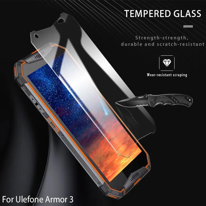 JRZ закаленное стекло для Ulefone Armor 3 Защитная пленка экрана Замена легко установить