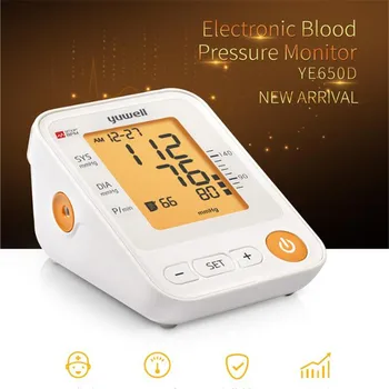 

650D Arm Blood Pressure Monitor LCD Digital Heart Rate Meter Measure Automatic Monitor Home Health Equipment Care